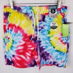 360 Surf Mens Beach Short Tie Dye Surf Made w/ Recycled Polyester Choose Size